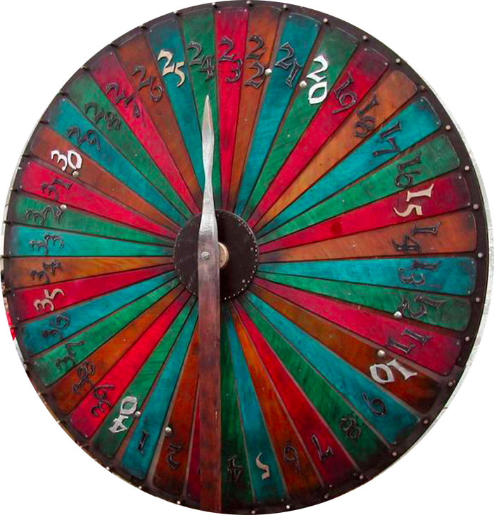 La roue de la chance Borne de jeu